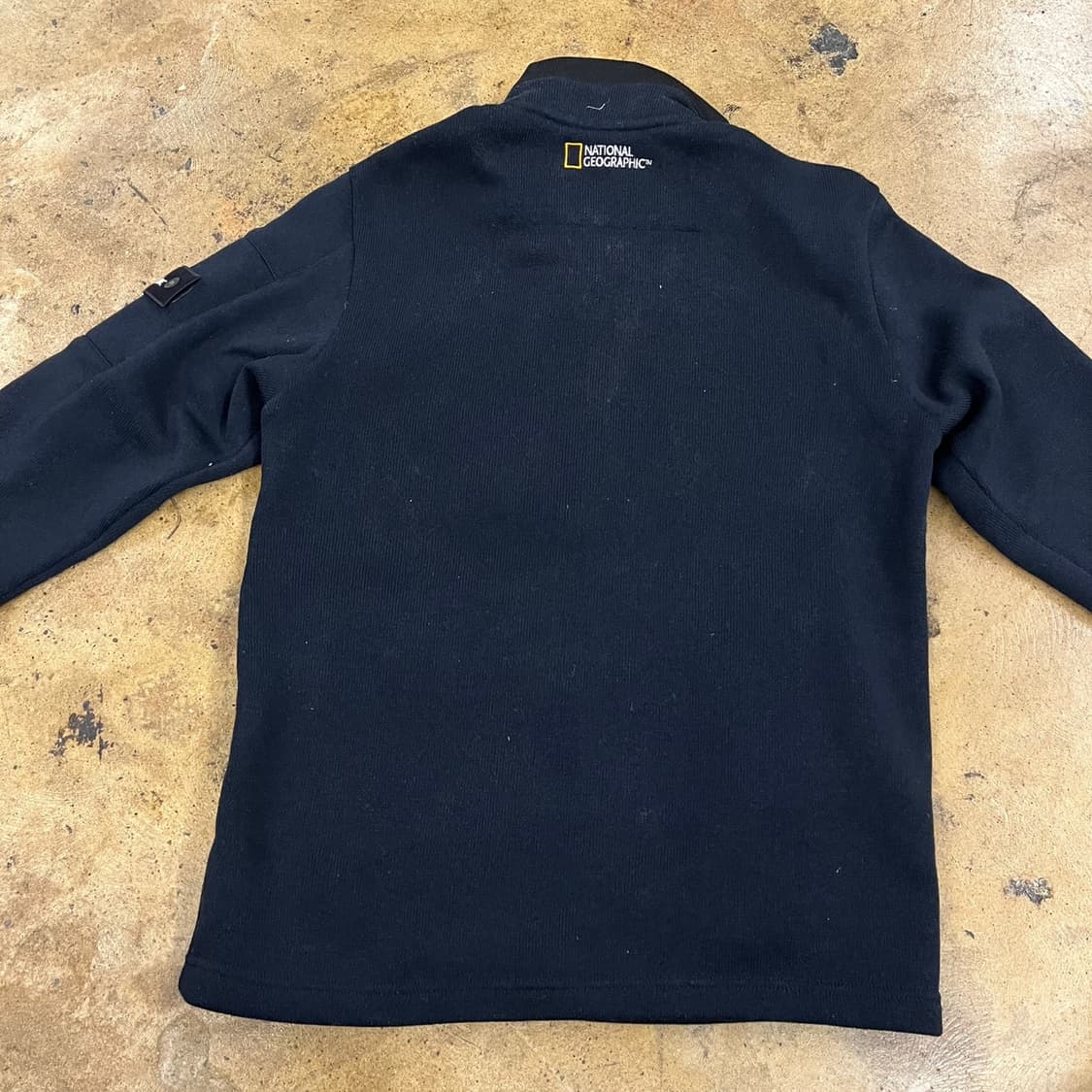 [정품/XL] 내셔널지오그래픽 풀집업 자켓 블랙 b15 상품이미지4