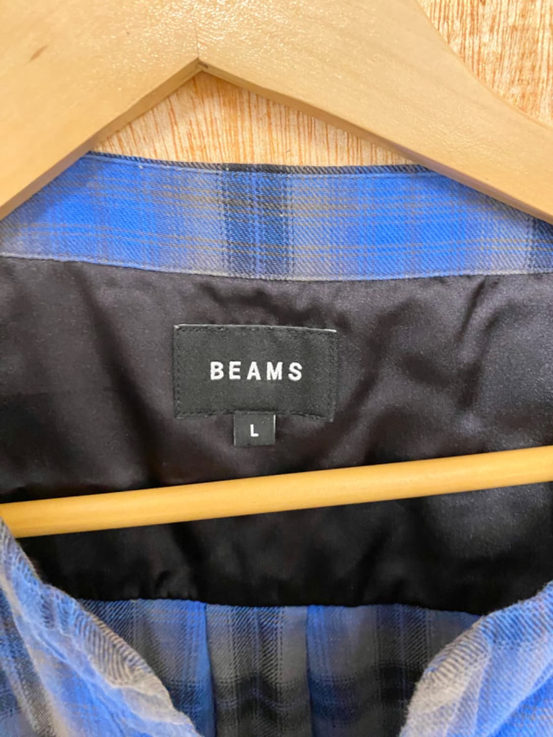 BEAMS check anorak shirts 빔즈 체크 아노락 셔츠 상품이미지8