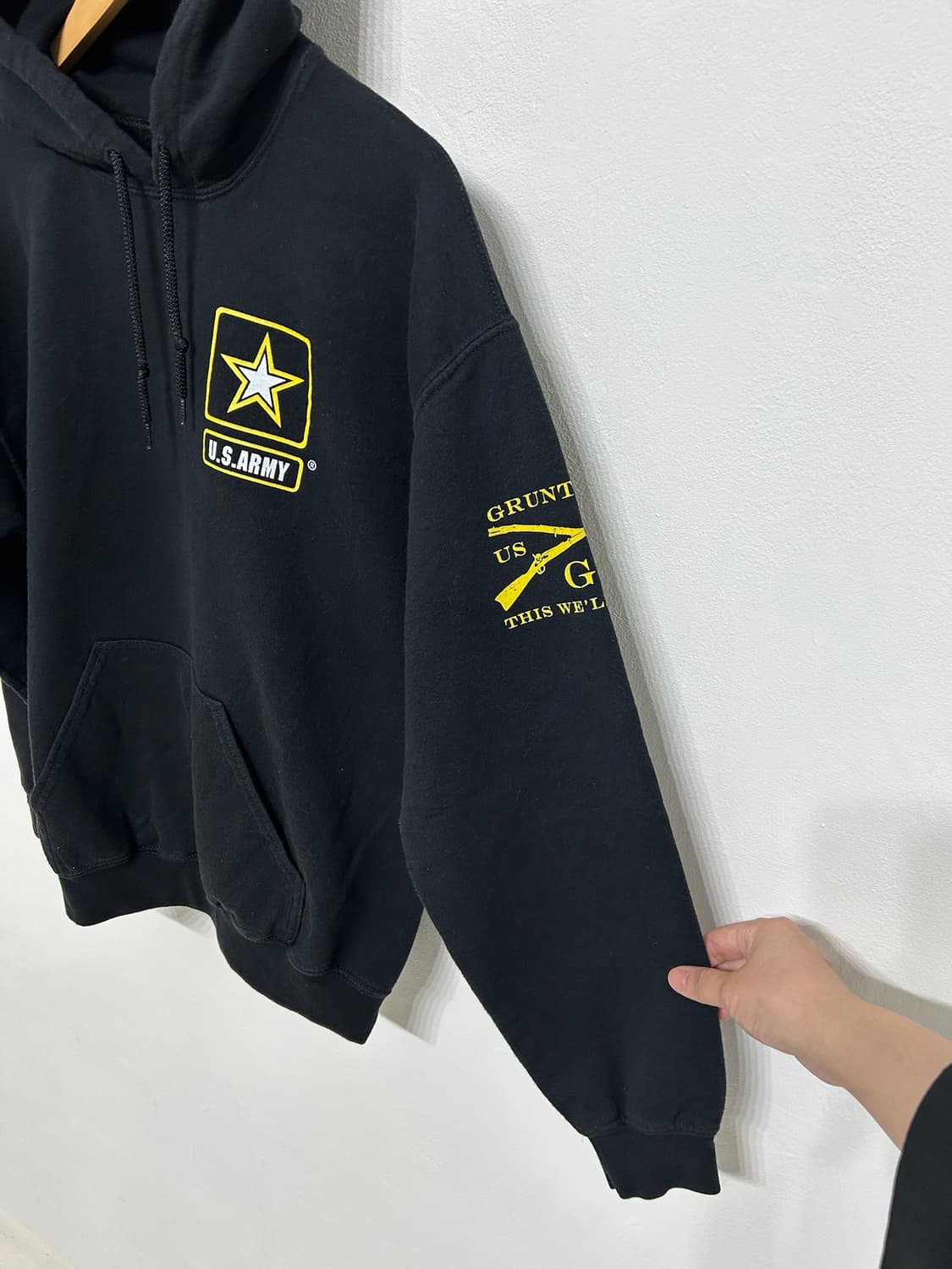 00's  Grunt style U.S Army  hoodie Sweat 상품이미지2