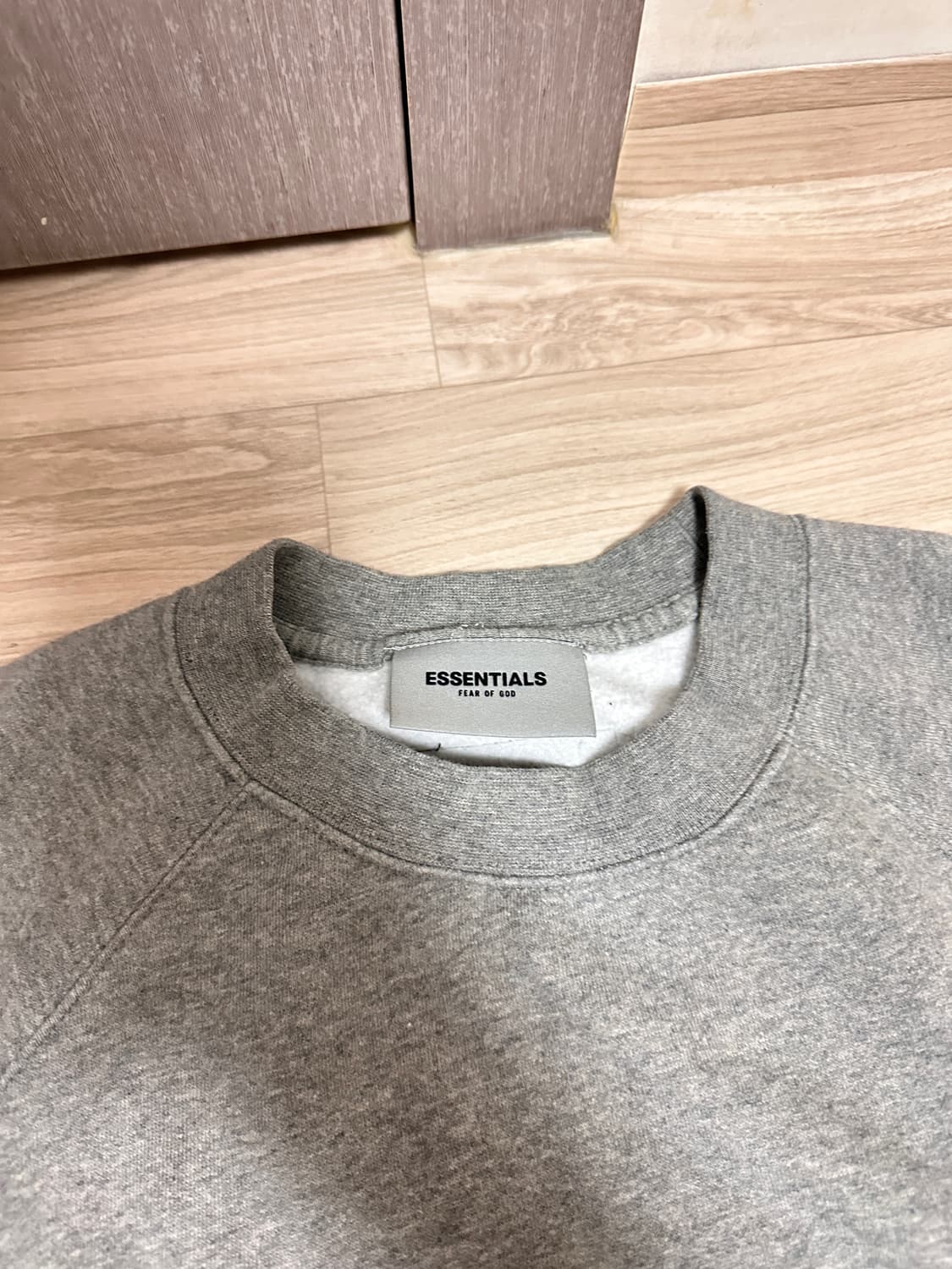 에센셜 피어오브갓 맨투맨 그레이 S사이즈 상품이미지2