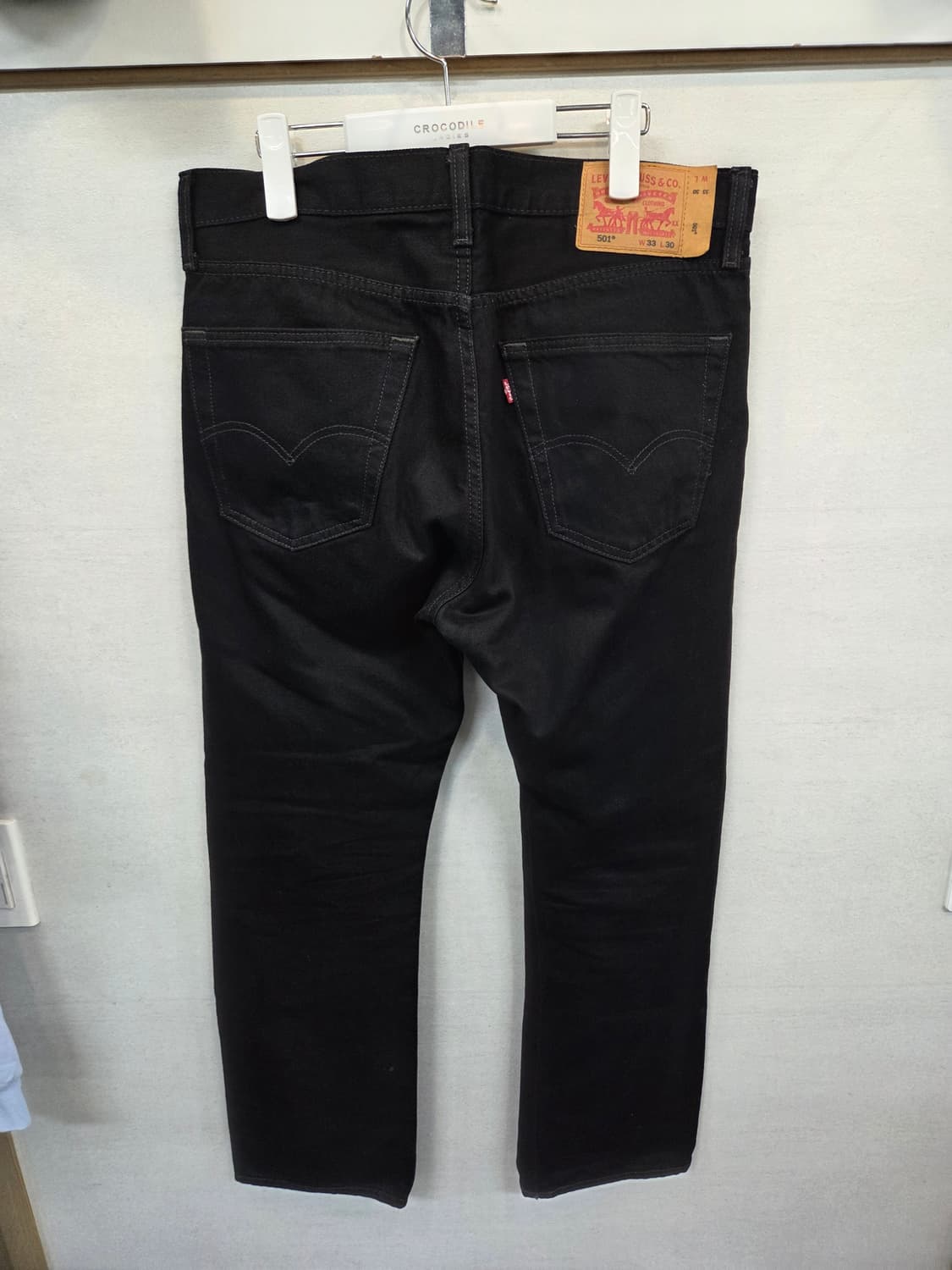 리바이스 501 블랙 검정 데님팬츠 33 상품이미지2