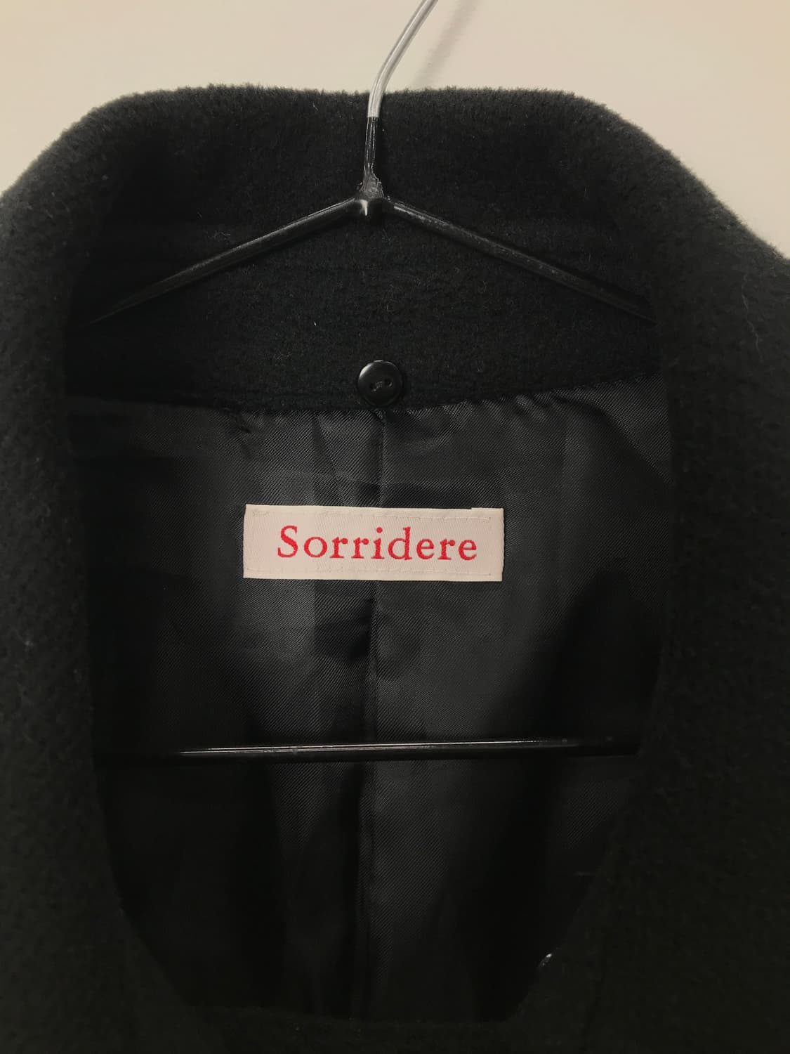  Sorridere Black Double-Breasted Peacoat 상품이미지5