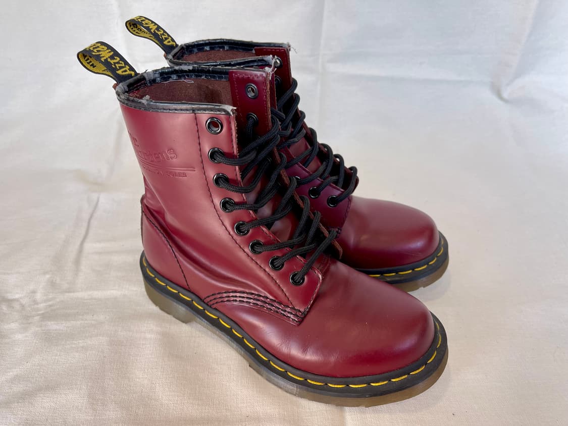 닥터마틴 1460 체리레드 8홀 EU36(약230) 상품이미지2