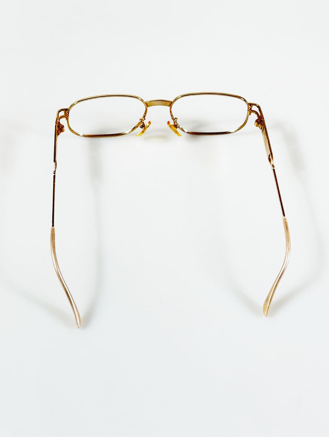 90s P.S.C. FASHION 골드 스퀘어 메탈 빈티지 안경 상품이미지5