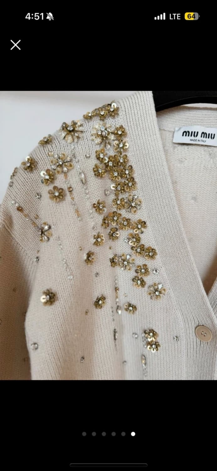미우미우 쇼피스 가디건 상품이미지5