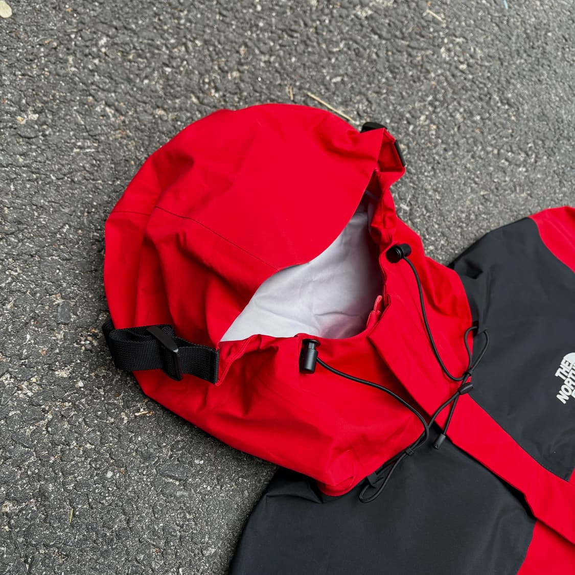 노스페이스 레드 고어텍스 바람막이 M 상품이미지5