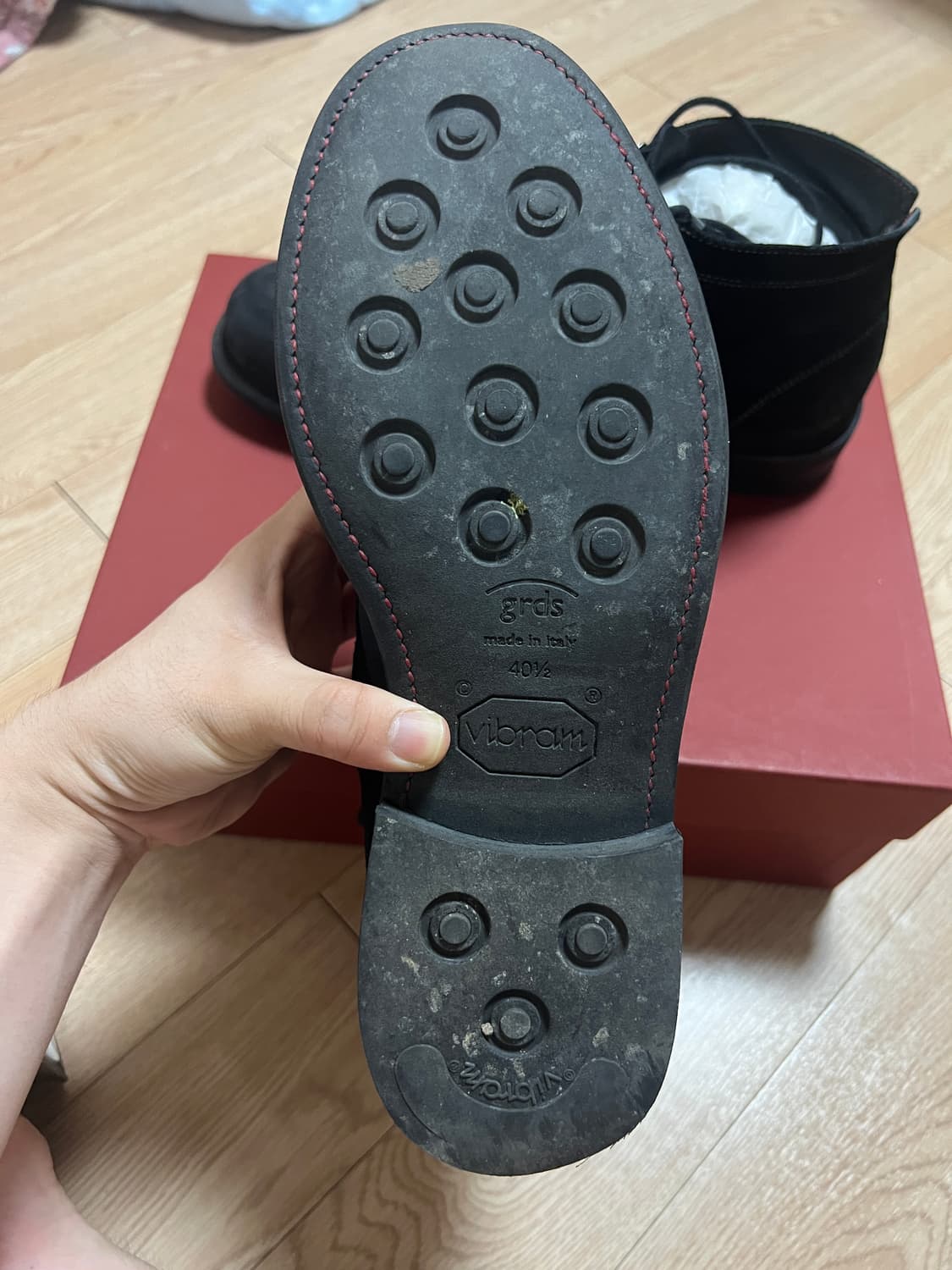 그라더스 grds 부츠02 블랙 255 스웨이드 상품이미지5