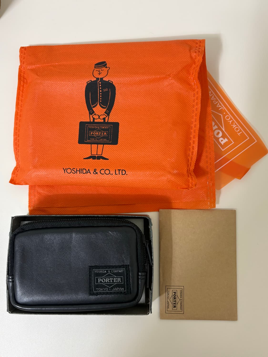 요시다포터 프리스타일 카드지갑 블랙 판매해요 상품이미지1