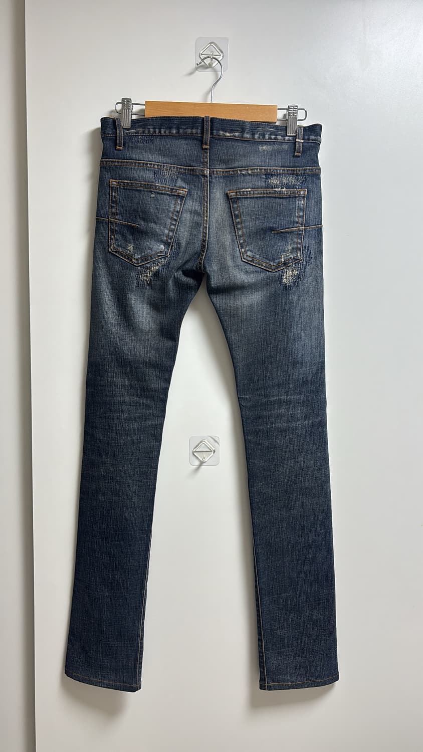 디올옴므 08aw 커스텀 제이크 데님진 27사이즈 상품이미지2