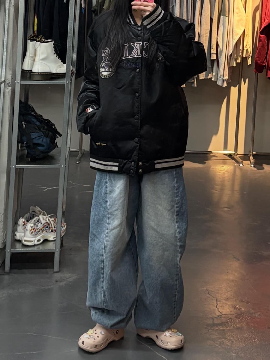 MLB 콜로라도 로커스 블랙 바시티 자켓 A3187 상품이미지1