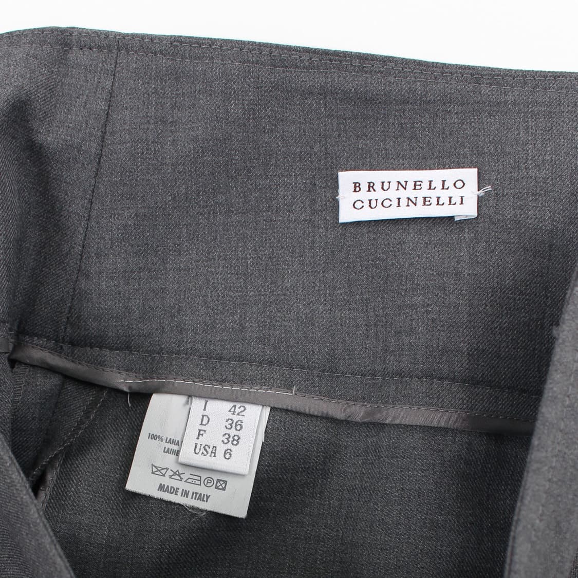 브루넬로 쿠치넬리 Brunello Cucinelli 써머 울 그레이 트임 상품이미지7