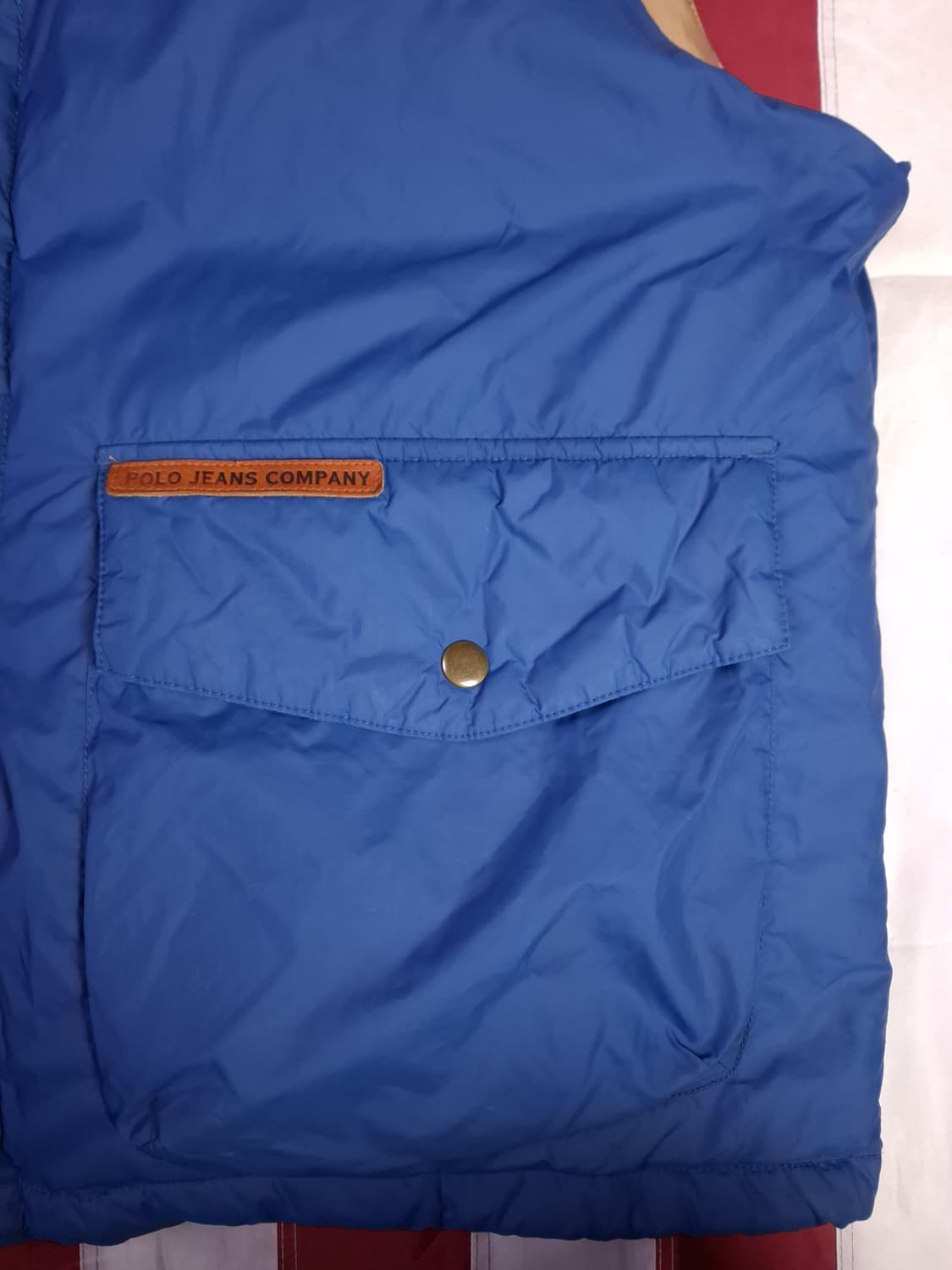 오리지날 90's 랄프로렌 폴로 진스 다운 패딩 베스트 상품이미지5