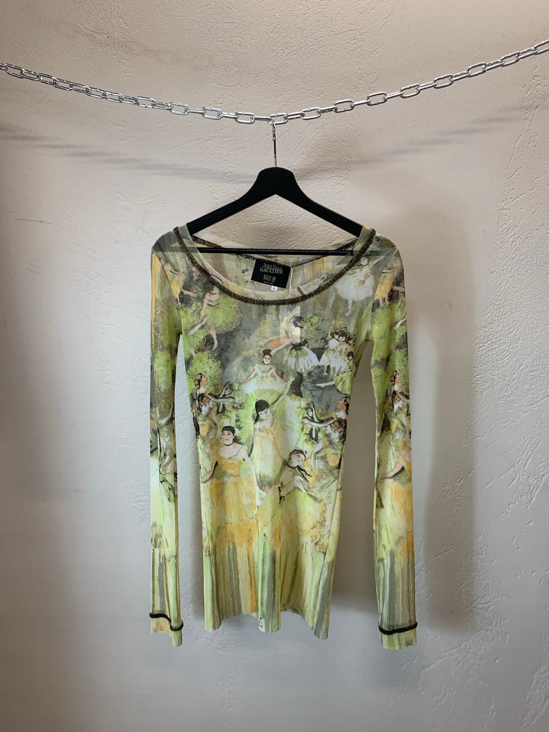 장폴코티에 발레리나 프린트 메쉬 탑  상품이미지1