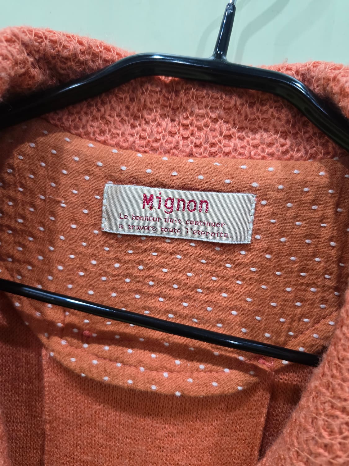 Mignon 코랄 자켓 M-L 일본 빈티지 상품이미지3