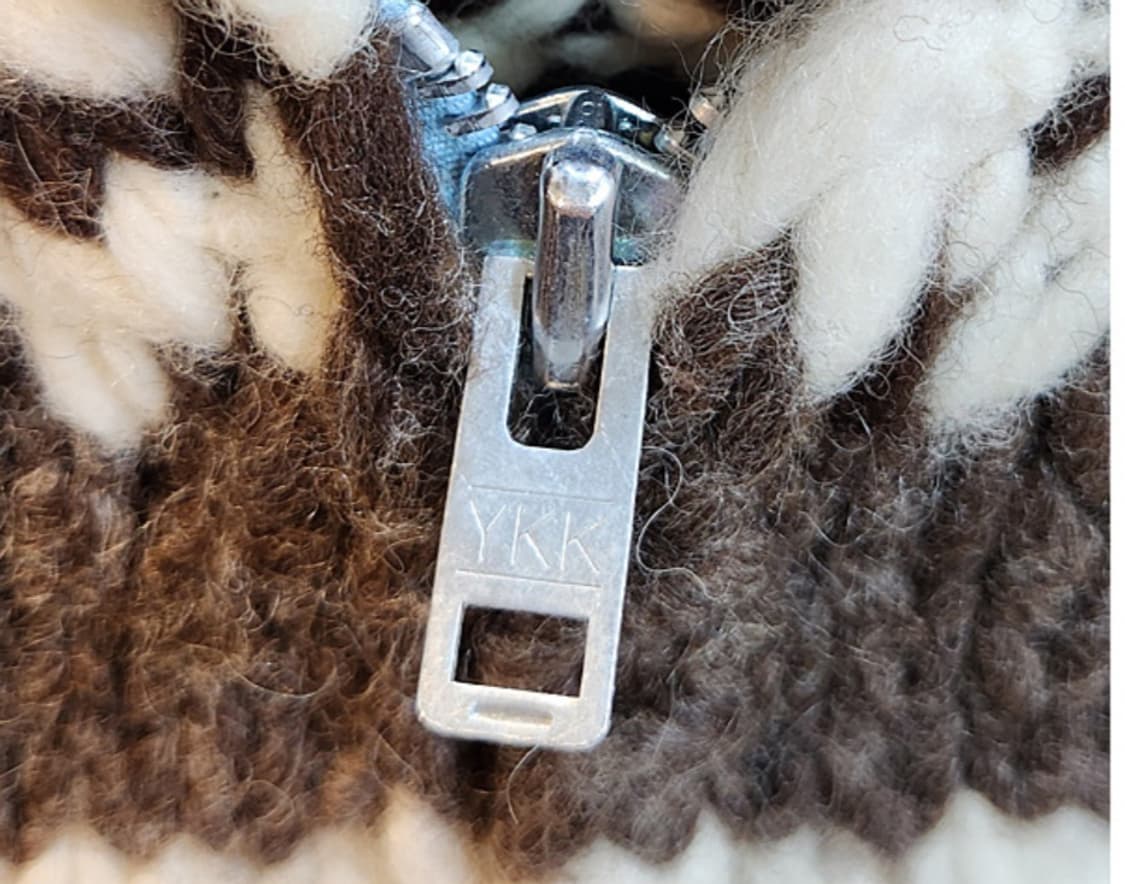 캐나다 핸드메이드 두툼한 양모 인디언 코위찬 스웨터 cowichan 상품이미지6