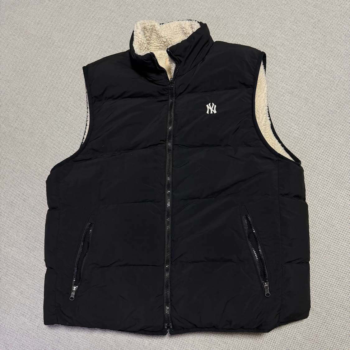 MLB 뉴욕 양키스 리버시블 후리스 조끼 상품이미지5