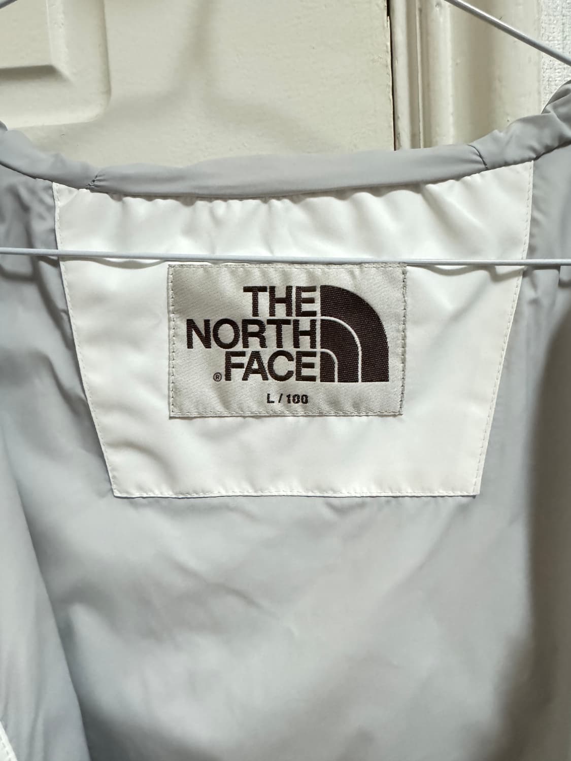 (L size)노스페이스 바람막이 라인 엑스 화이트 상품이미지4