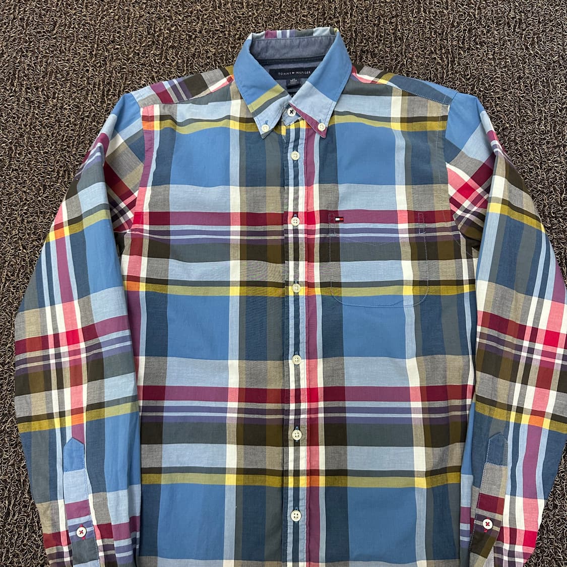 타미힐피거 체크 남방 셔츠 XS 상품이미지2