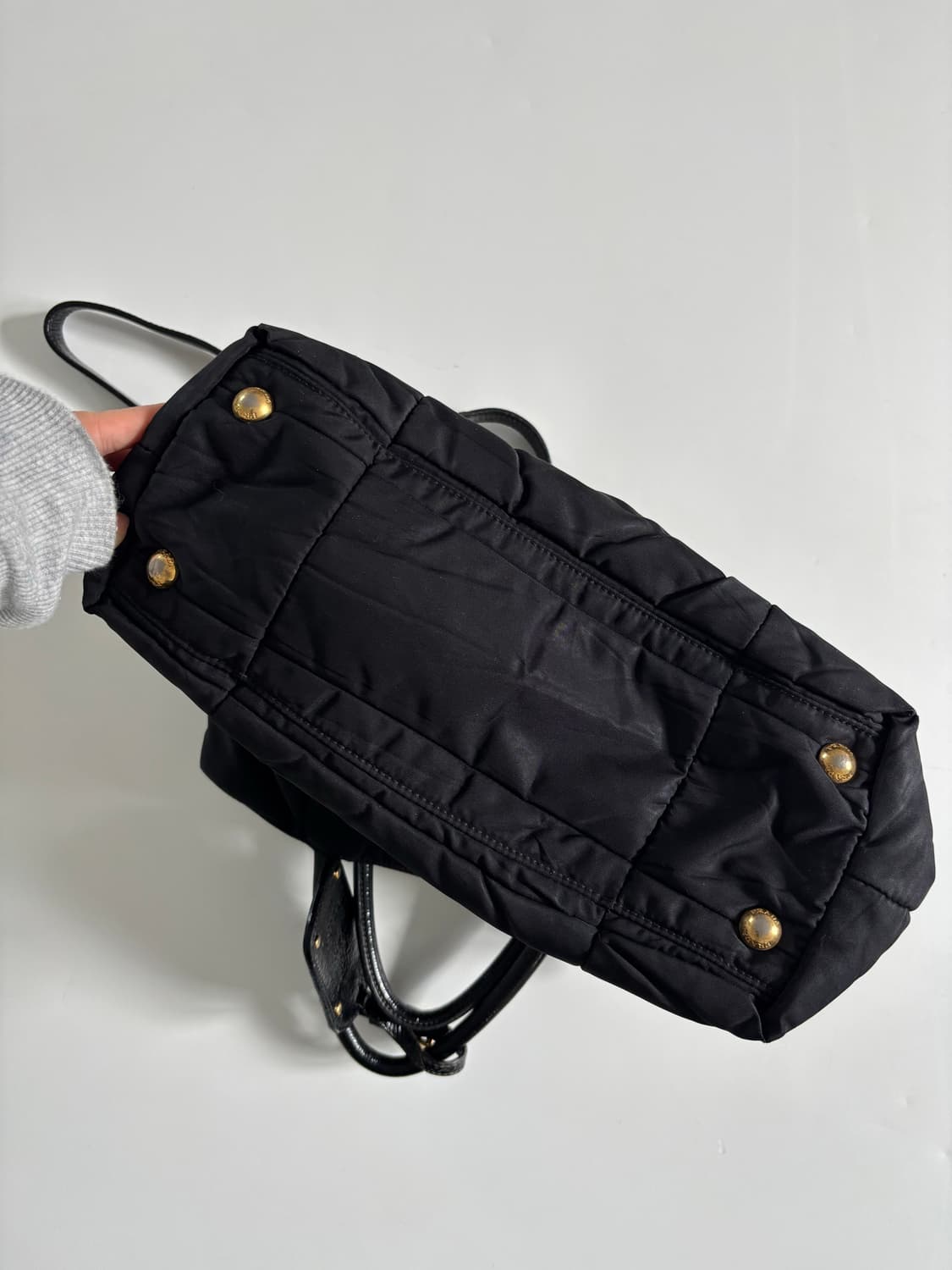 PRADA 프라다 나일론 금장 핸들 투웨이 백 상품이미지8