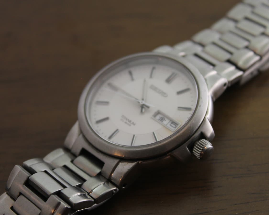 [Seiko] 세이코 티타늄 데이데이트 워치 상품이미지3