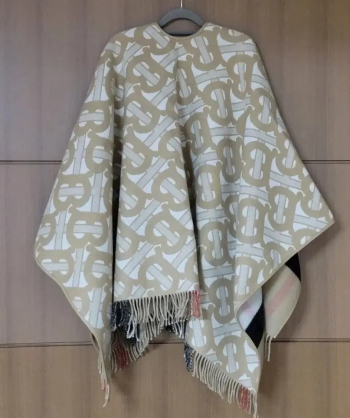 버버리 울 케시미어 케이프 판쵸 상품이미지7