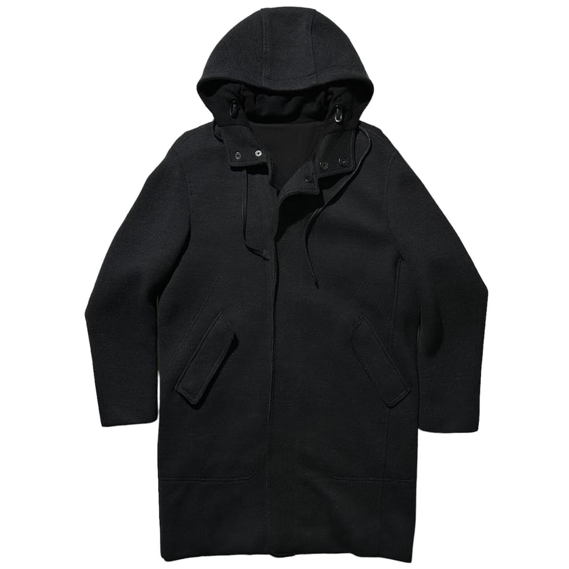 Time 타임 후드 싱글 집업 코트 상품이미지1