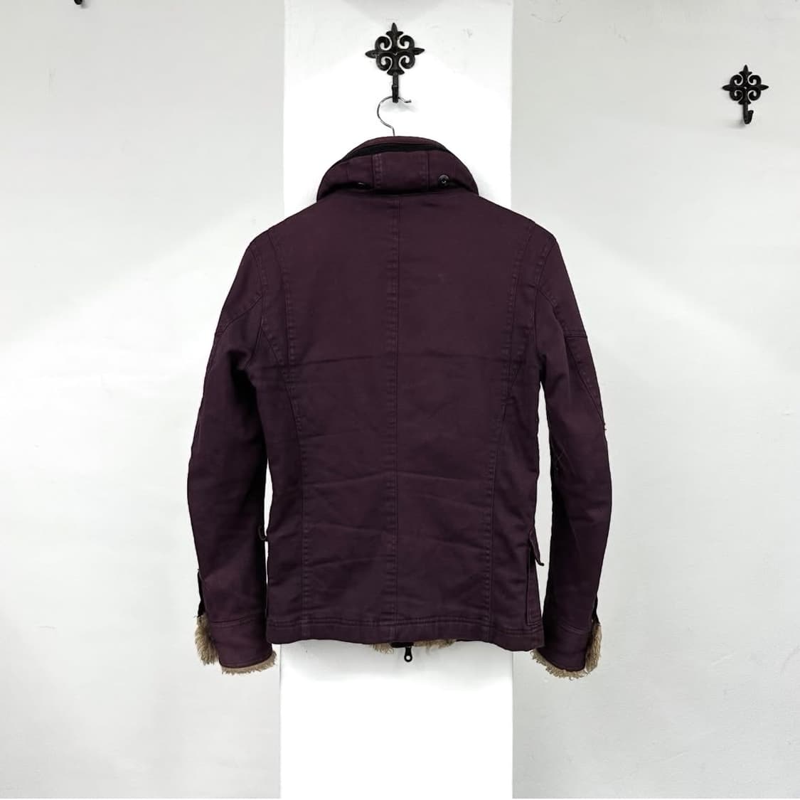 Nicole club burgundy work jacket 상품이미지2