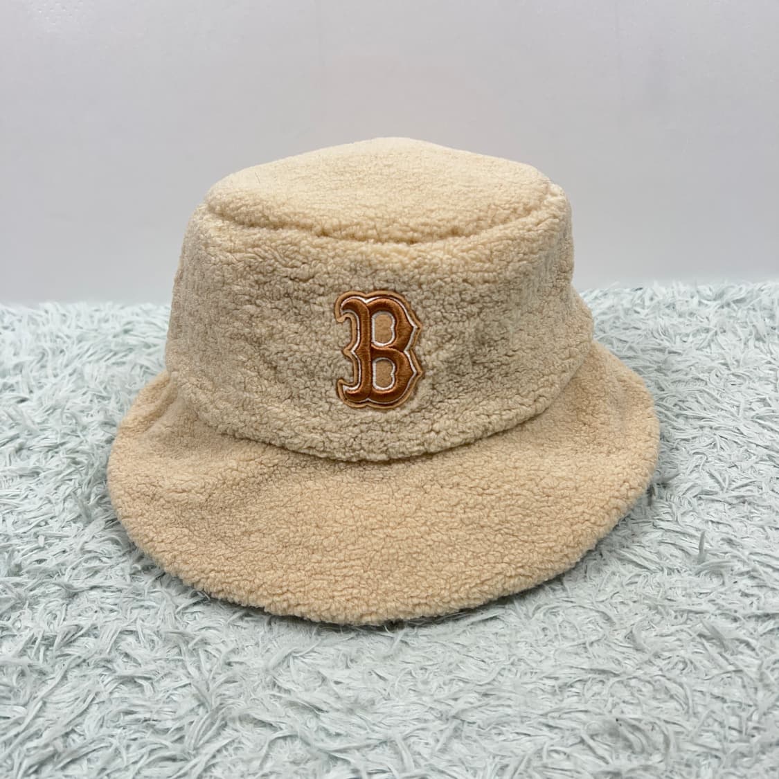 MLB 보스턴 레드삭스 뽀글이 플리스 버킷햇 59 상품이미지3