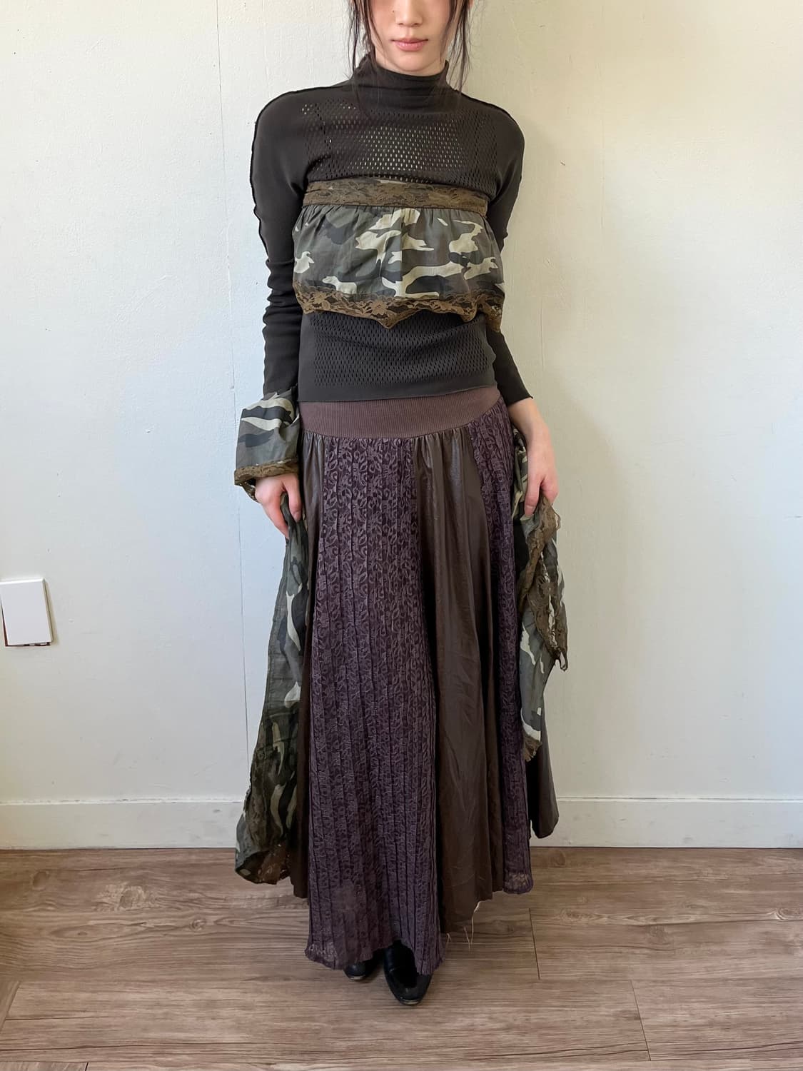 밀리터리 레이스 머플러  상품이미지7