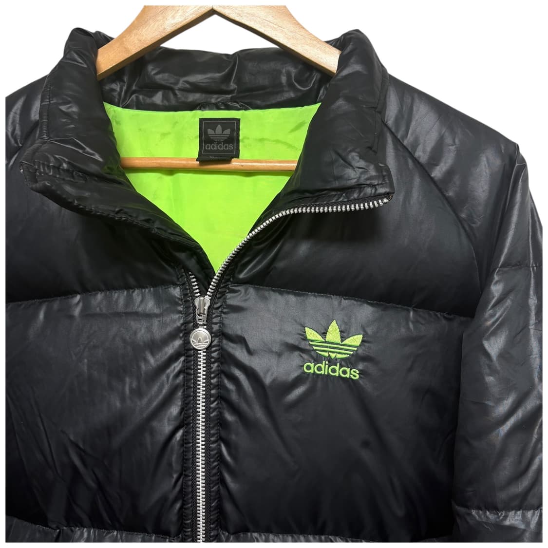 3702 아디다스 블랙 오리털 덕다운 패딩 상품이미지2