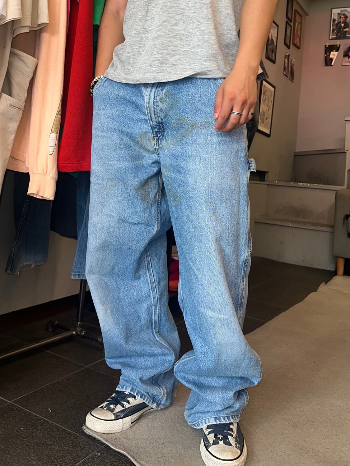 00’s Carhartt washed work denim pants 상품이미지2