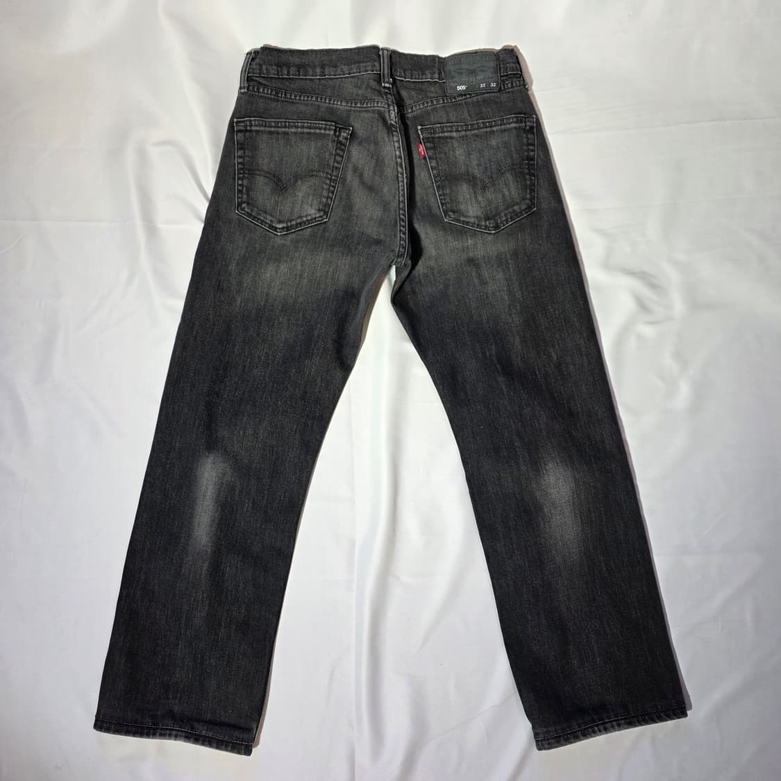 [W32L32]리바이스 505 블랙 데님 팬츠 상품이미지5