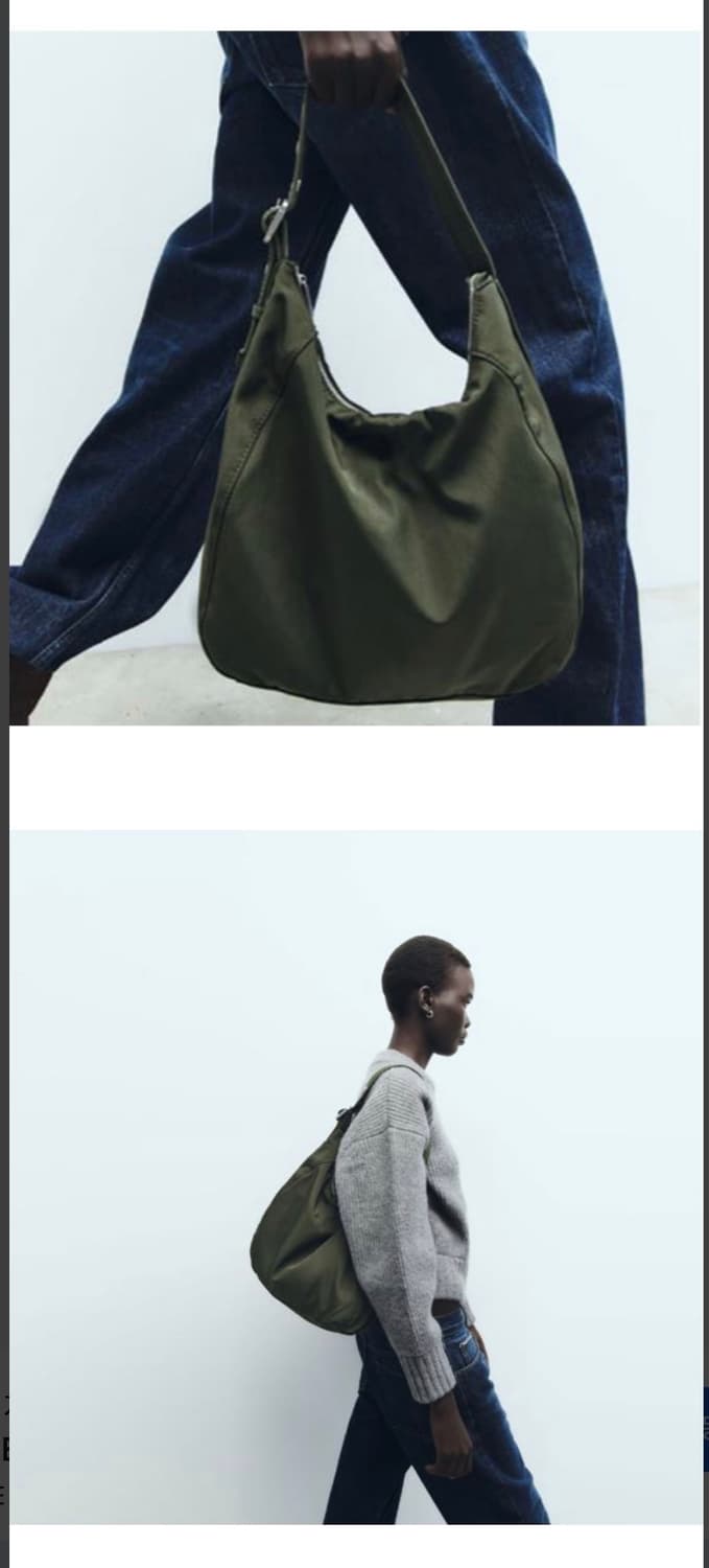 자라 나일론 버킷백 상품이미지6