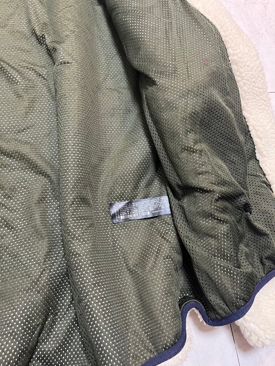 자라 Zara dnwr 블록 컬러 플리스 후드 집업 자켓 L 상품이미지4