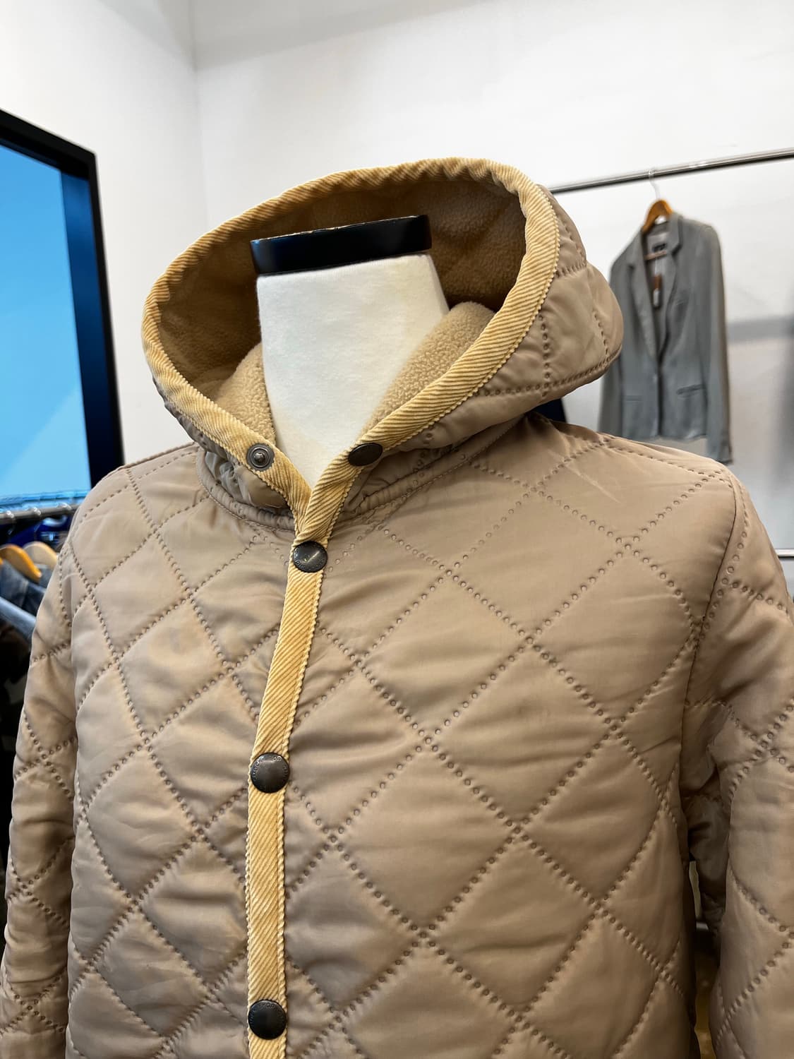 The Smock Shop 퀼팅 후디 자켓 상품이미지3