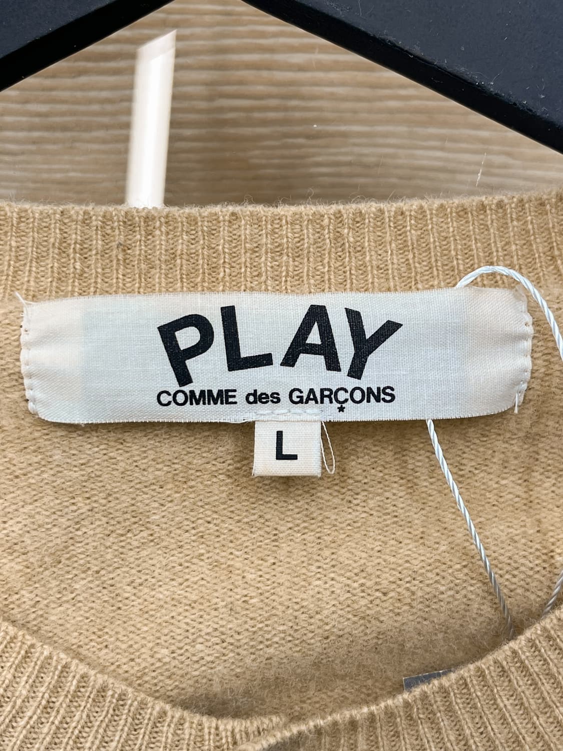 꼼데가르송 블랙 하트 가디건 상품이미지5