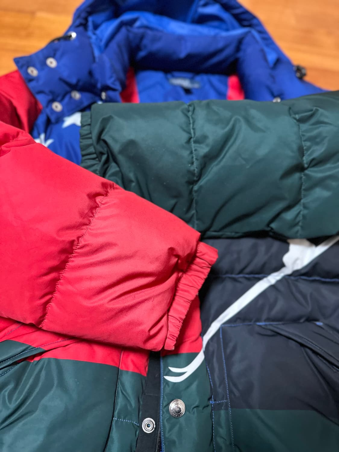 17fw 폴로 다운힐 스키미드웨이트 다운점퍼 L 상품이미지4