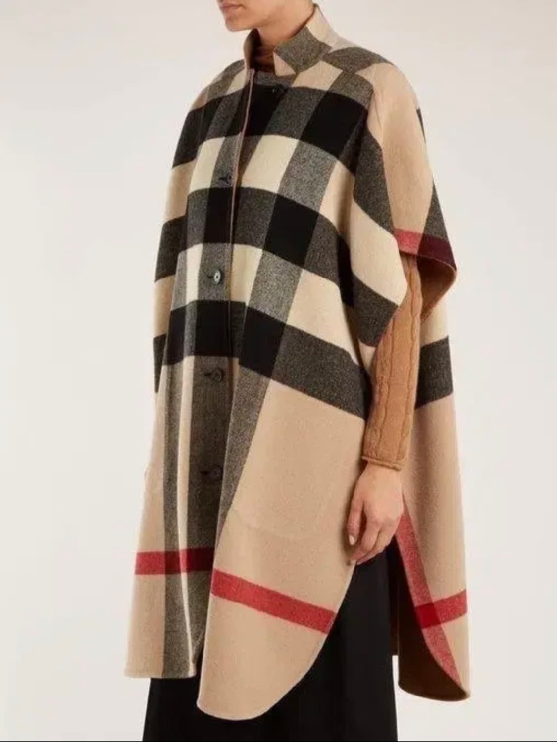 (급처)정품 버버리 리버시블 양면 케이프 현아 판쵸코트 상품이미지4