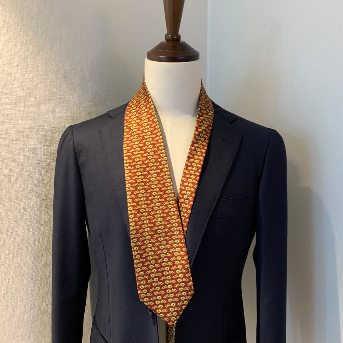 살바토레 페레가모(Ferragamo) 최상급 명품넥타이 100실크 정장룩 상품이미지1