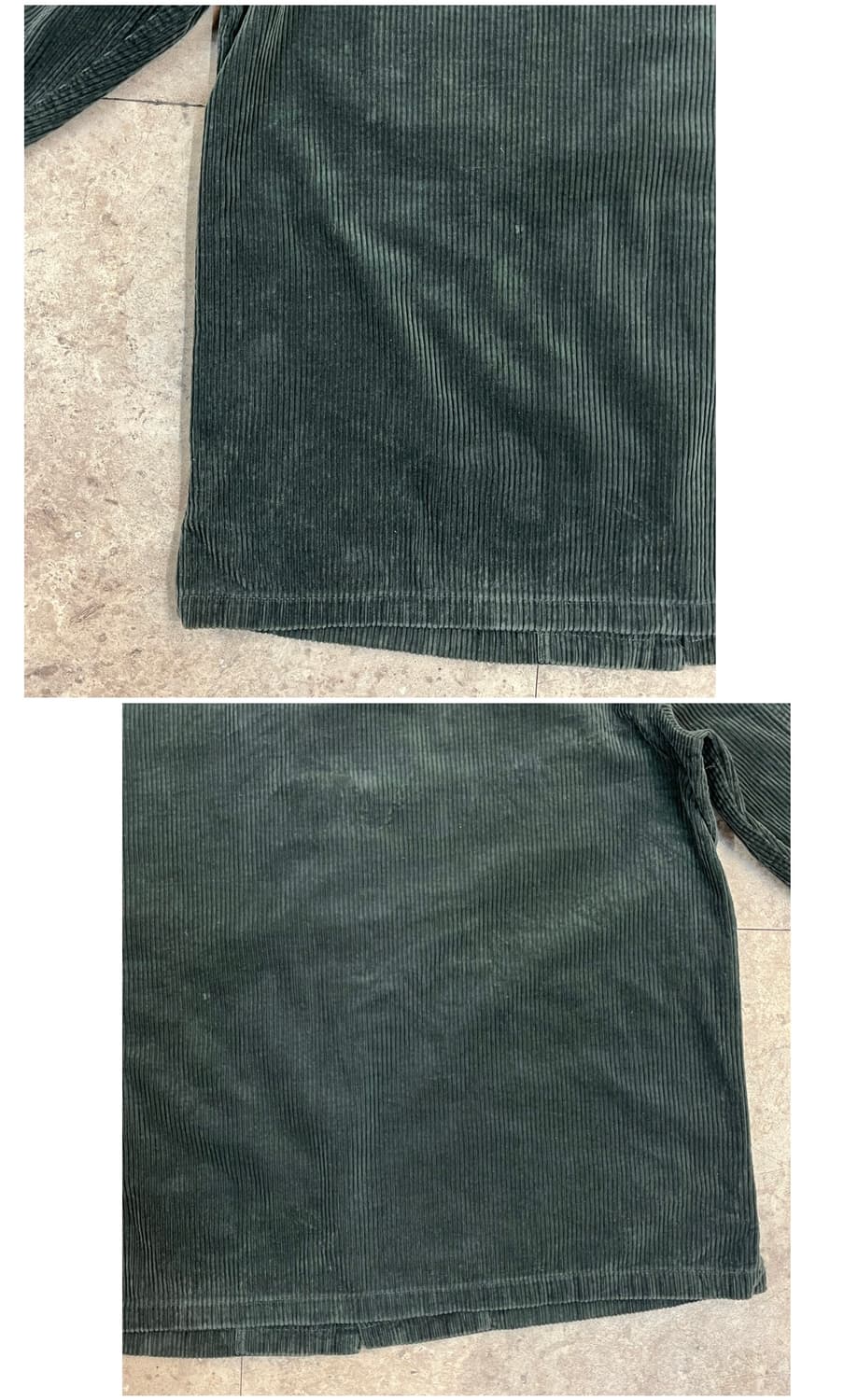 코스 코듀로이 포켓 셔츠 다크그린 M #csz3674 상품이미지9
