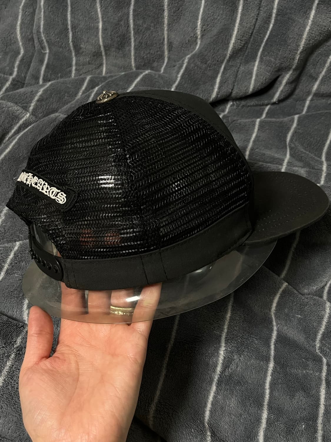 [레어] 크롬하츠 한정판 로고 매쉬 트러커 캡 모자 상품이미지5