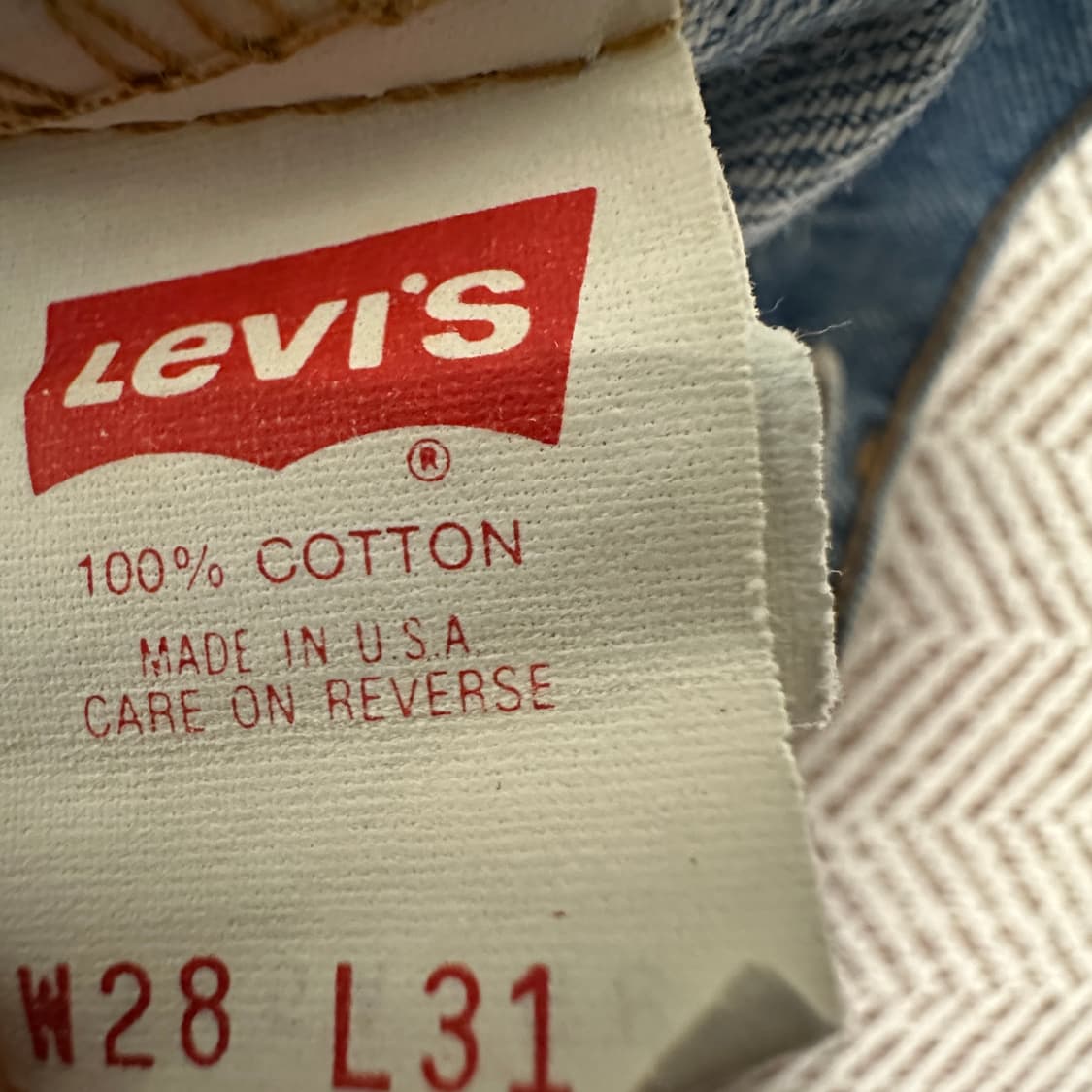 LEVI'S 510 90's usa made denim jeans 상품이미지4