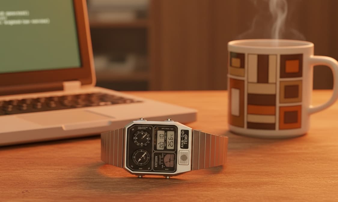 시티즌 아나디지 템프 실버 풀박스!! 상품이미지5