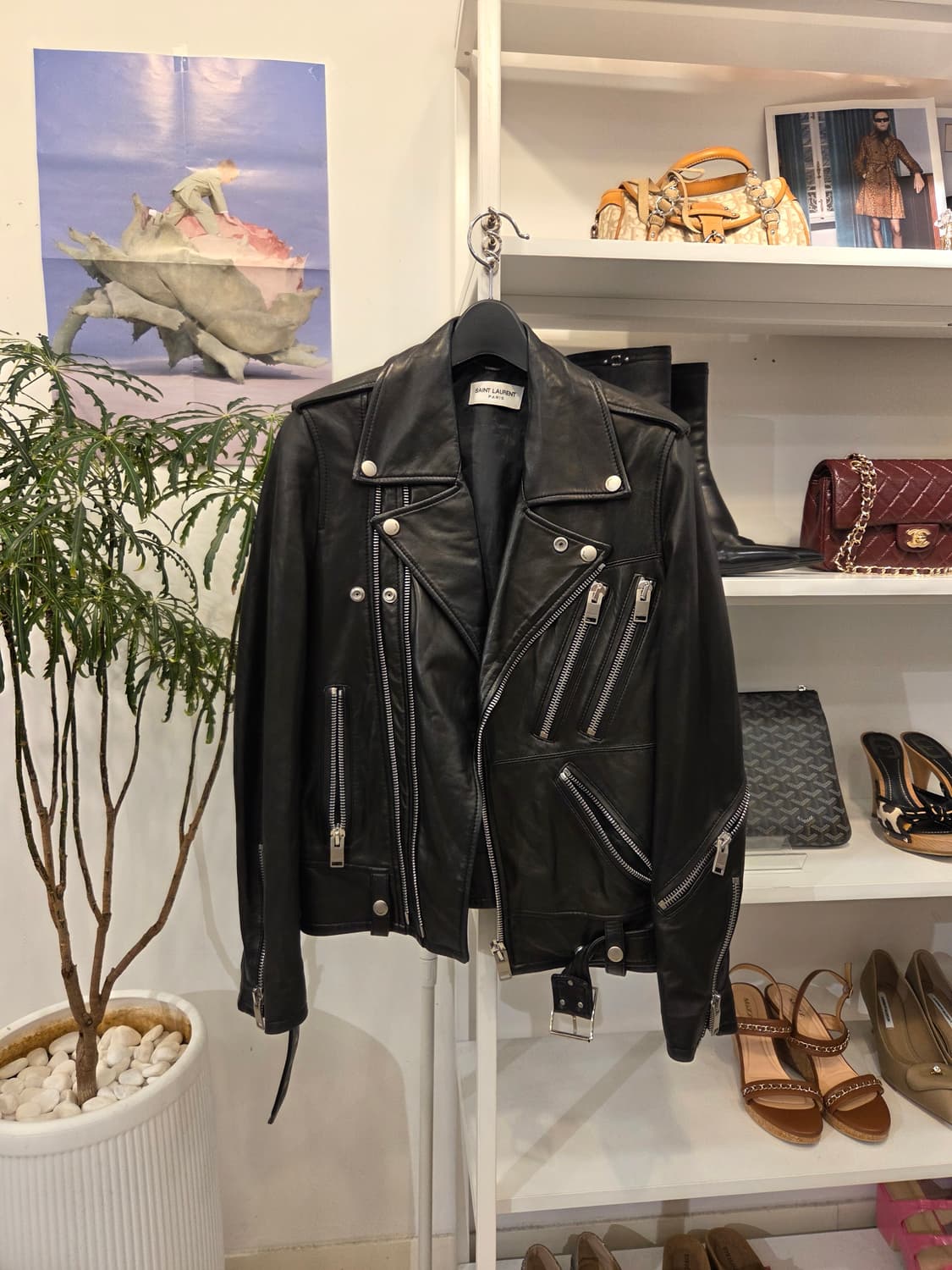 램스킨 양가죽 라이더 자켓 가죽자켓 상품이미지1