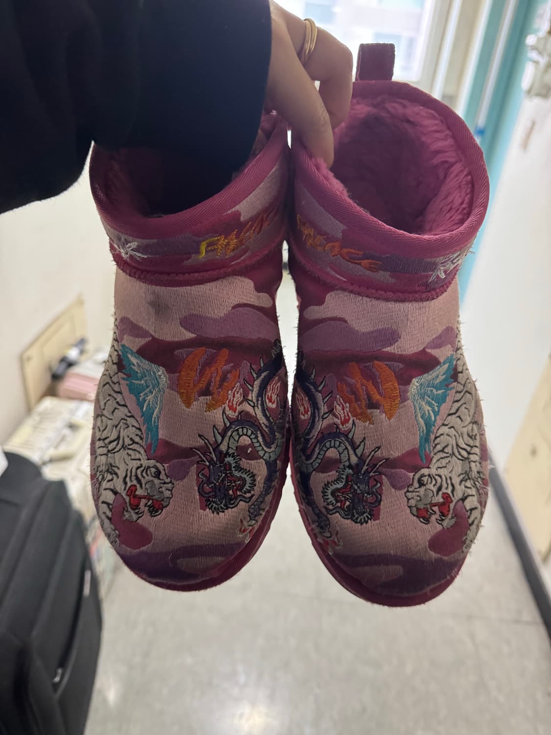 어그 x 팔라스 울트라 미니 부츠 핑크 카모 상품이미지2