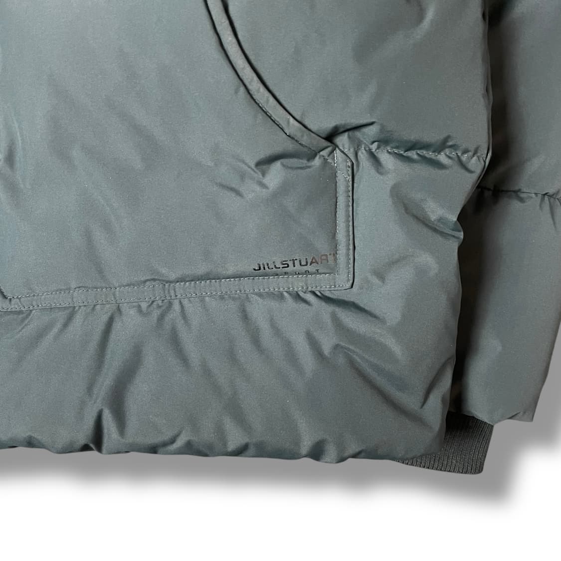 질스튜어트스포츠 그린 푸퍼 패딩 100 상품이미지3