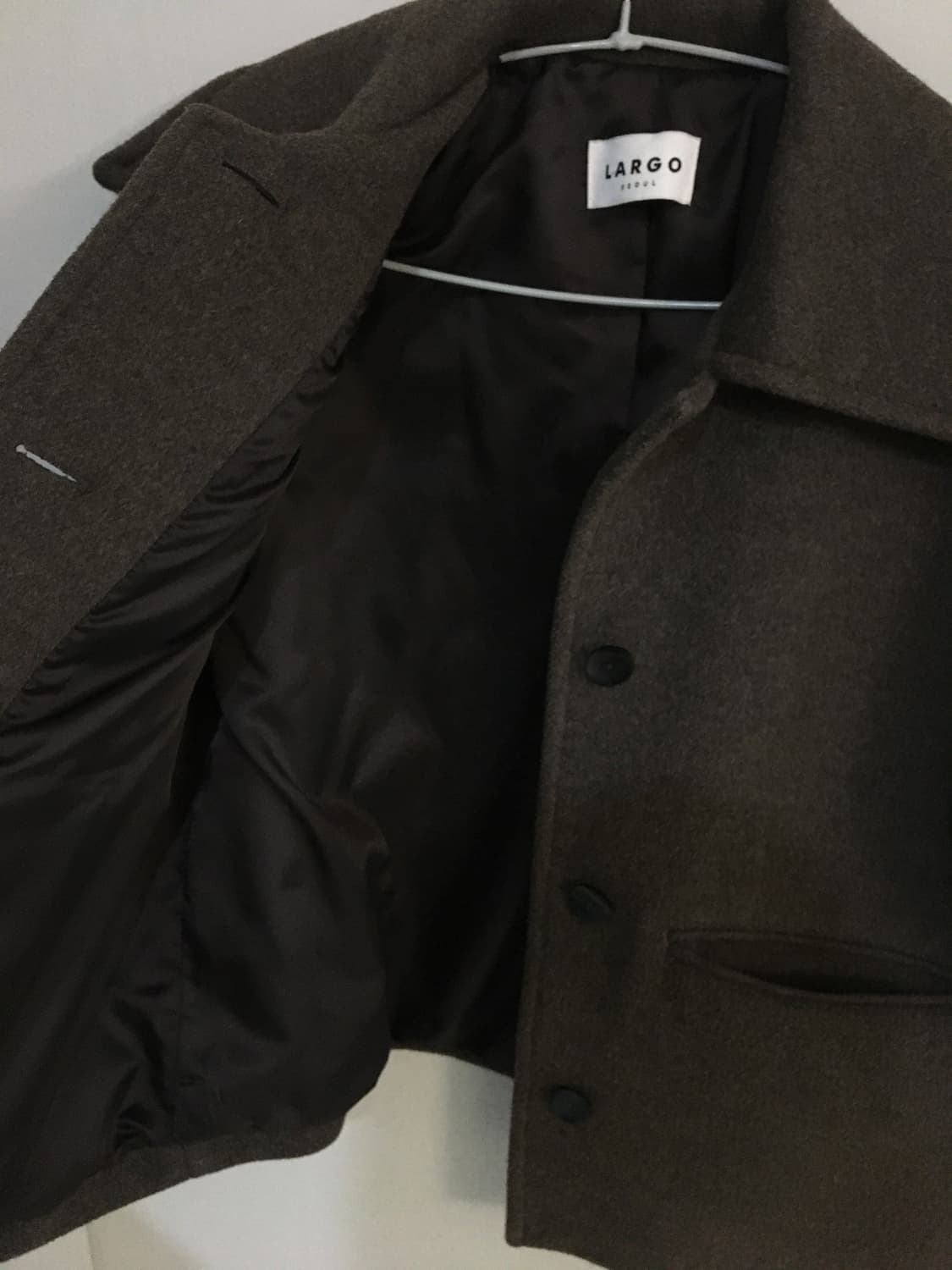 Largo balloon half coat brown 상품이미지4