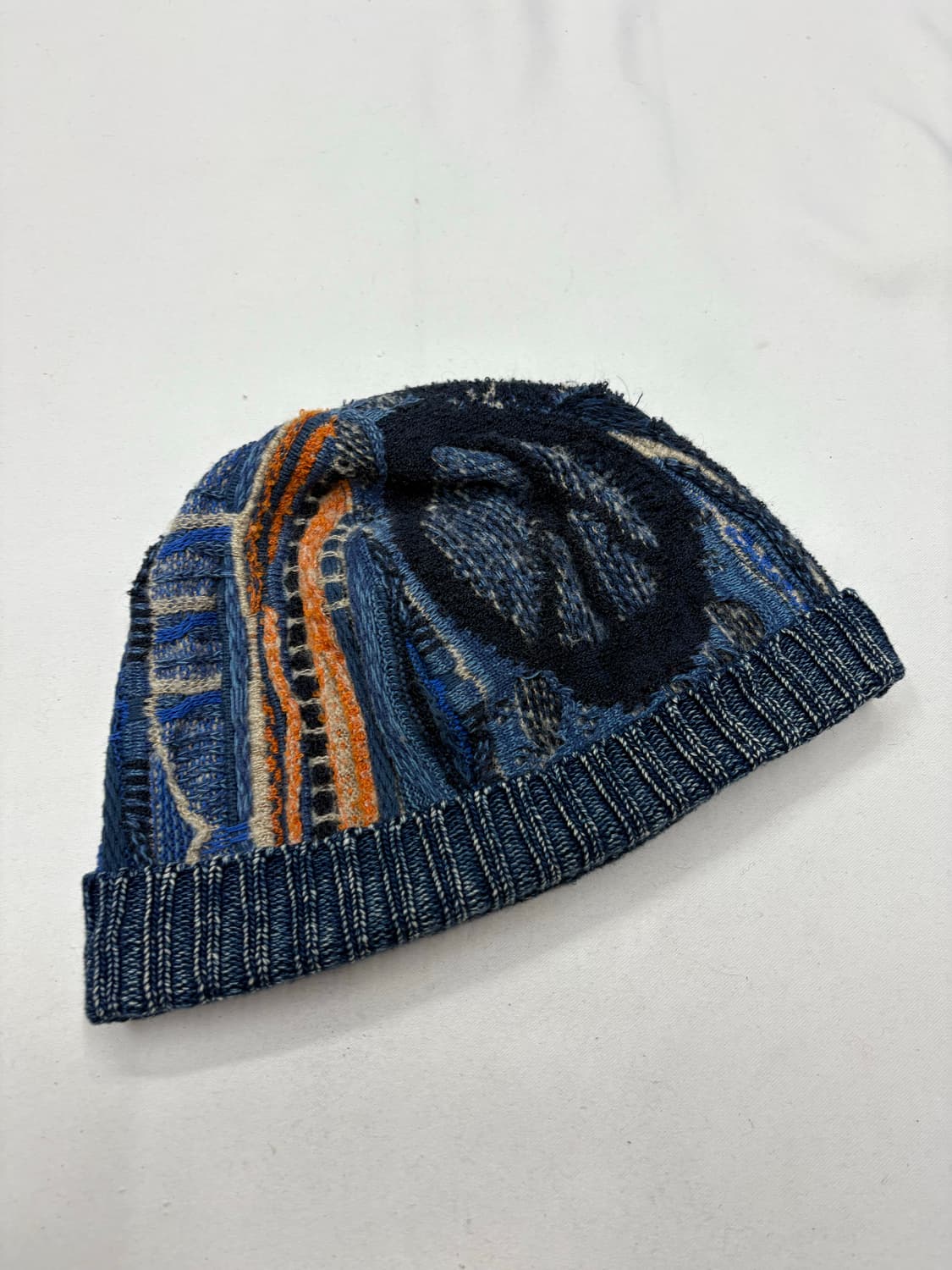 Kapital 캐피탈 보로 패턴 니트 비니 상품이미지3