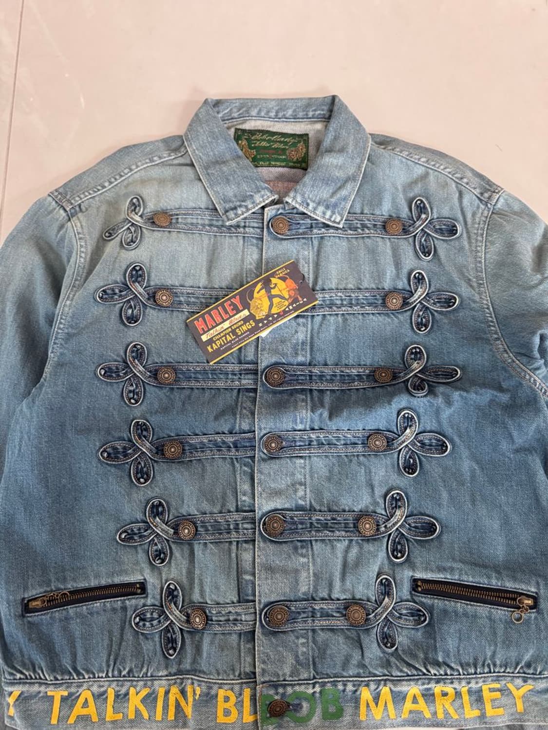 BOB MARLEY DENIM 밥 말리 데님 재킷 상품이미지4
