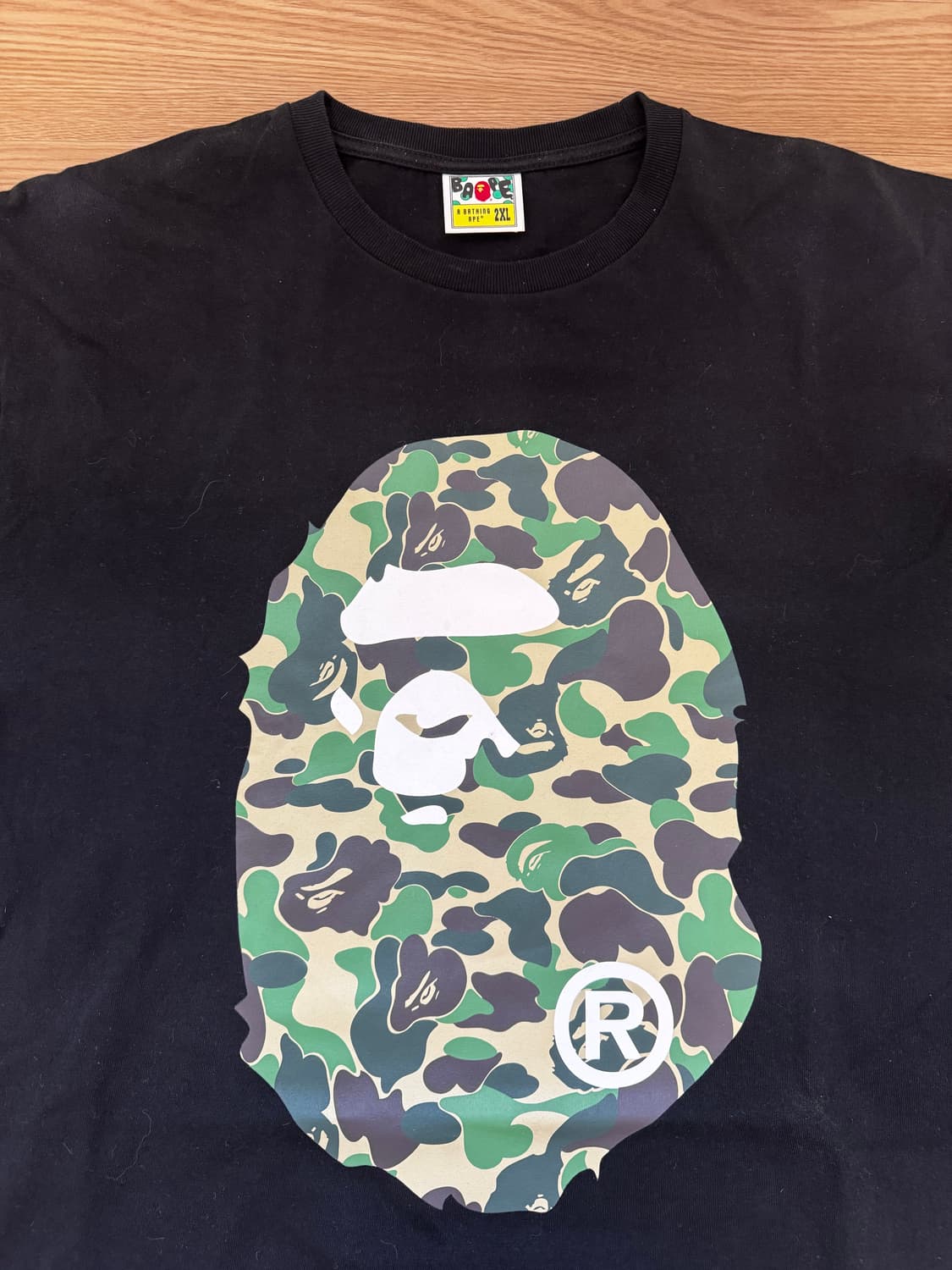 베이프 티셔츠 2XL 블랙 상품이미지2